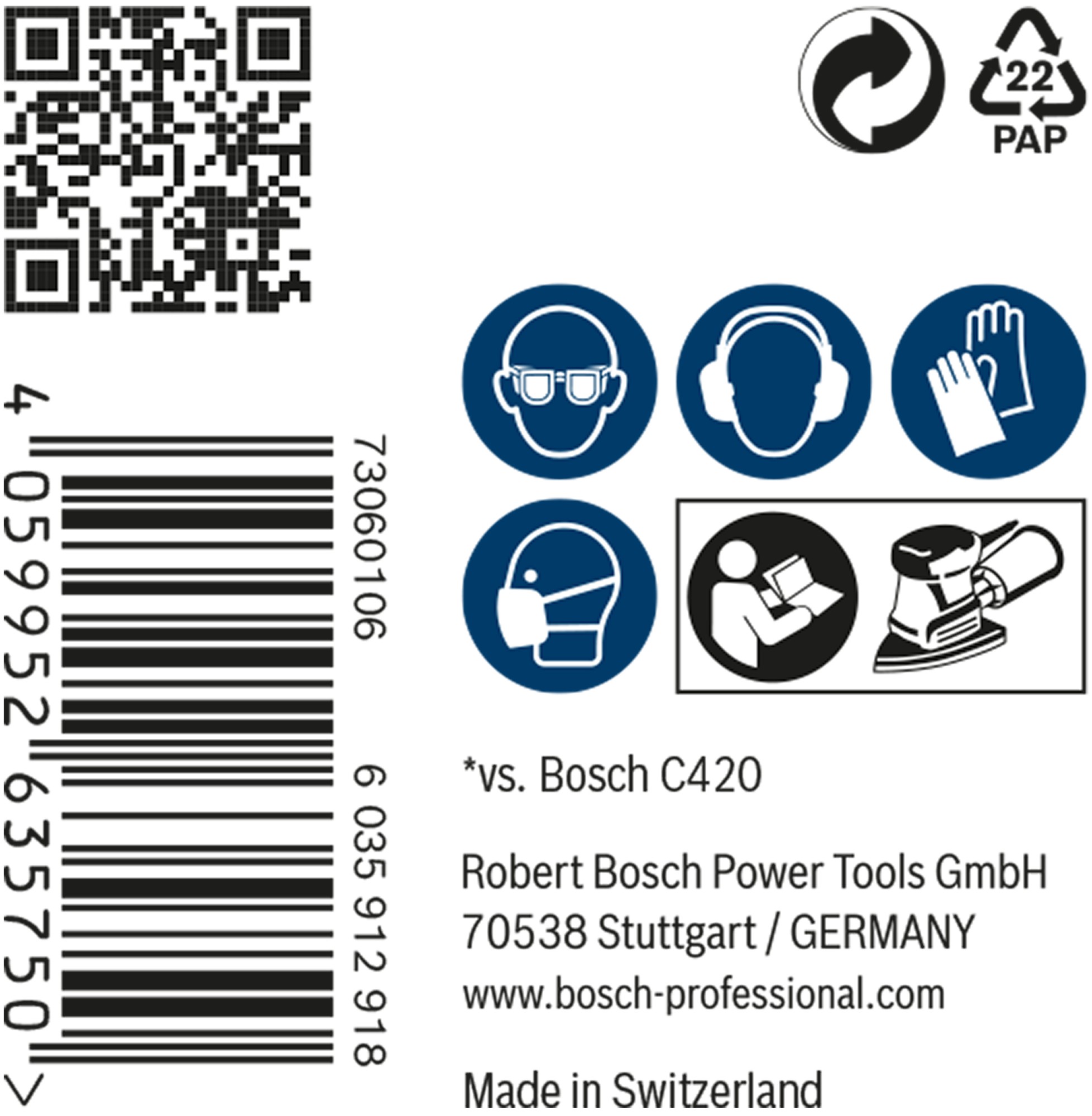 Malla de lija EXPERT M480 de 100 x 150 mm, G 180, 50 unidades