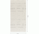 Malla de lija EXPERT M480 de 115 x 107 mm, G 120, 50 unidades