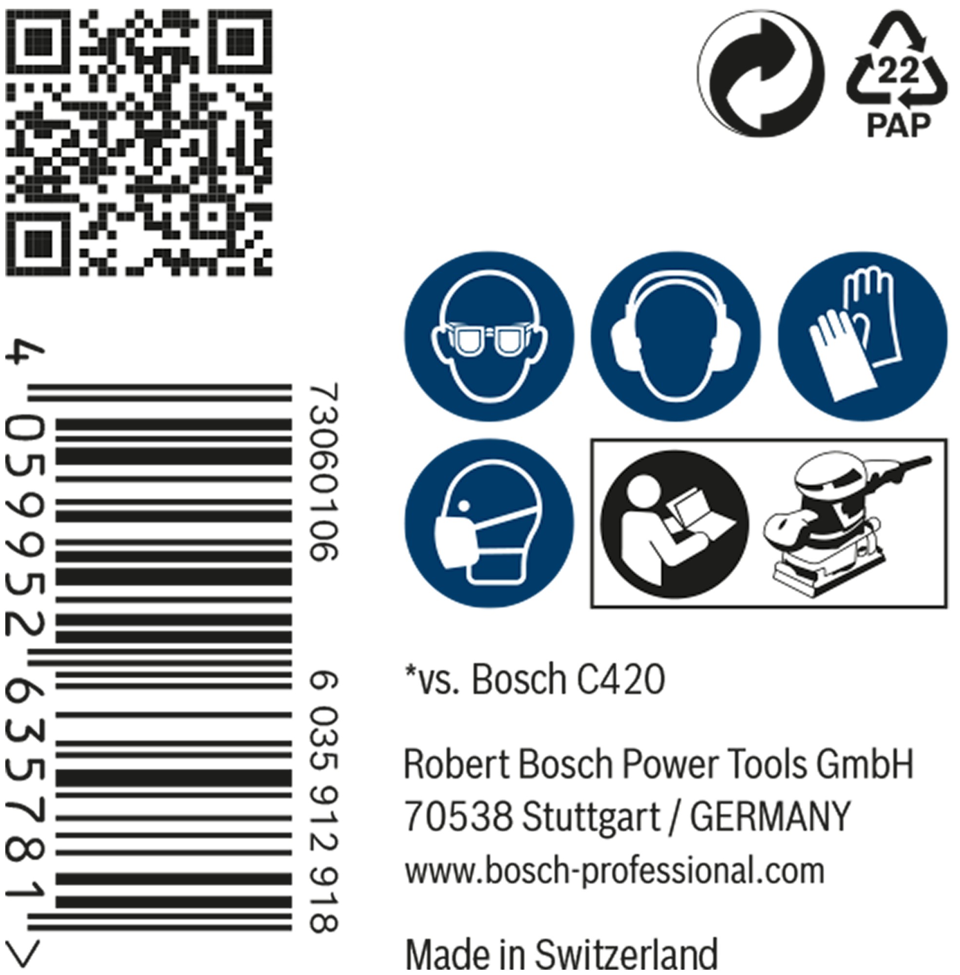 Malla de lija EXPERT M480 de 115 x 107 mm, G 120, 50 unidades