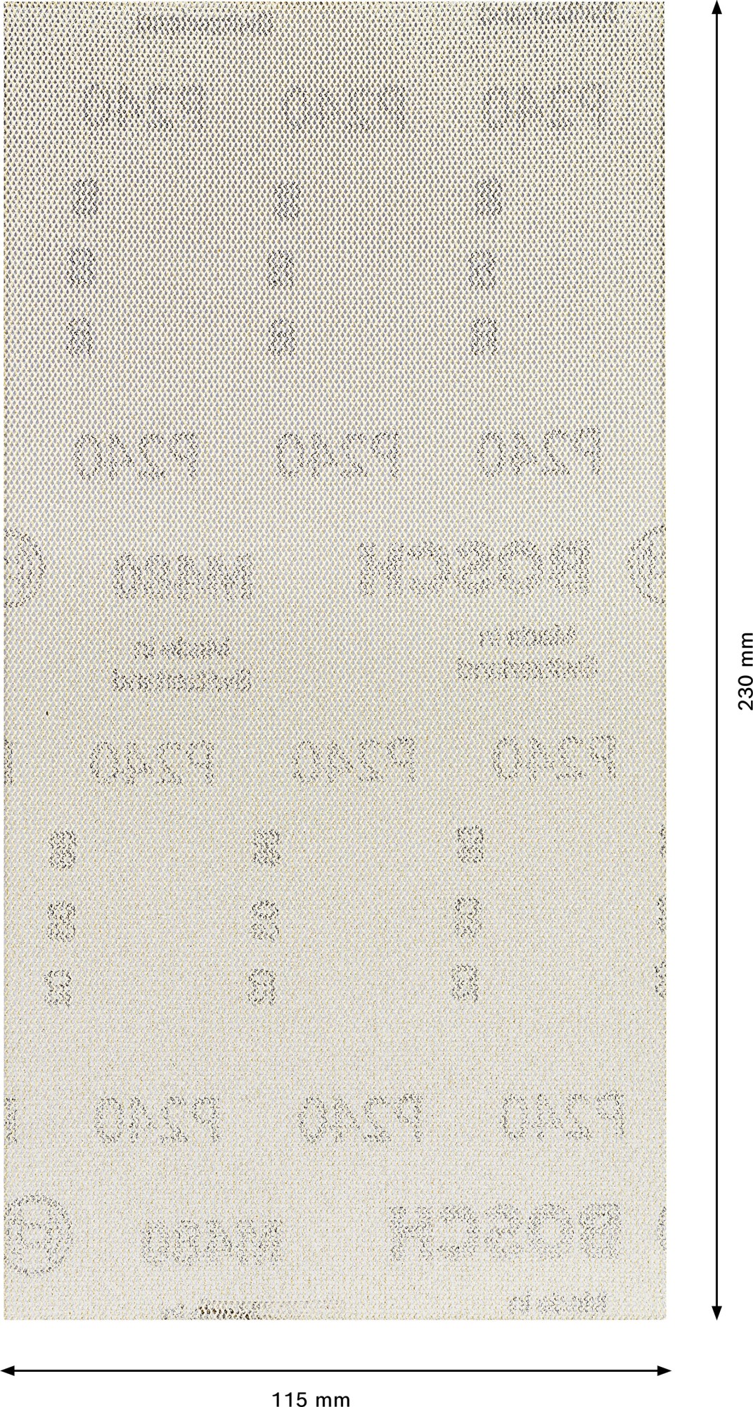 Malla de lija EXPERT M480 de 115 x 107 mm, G 240, 50 unidades