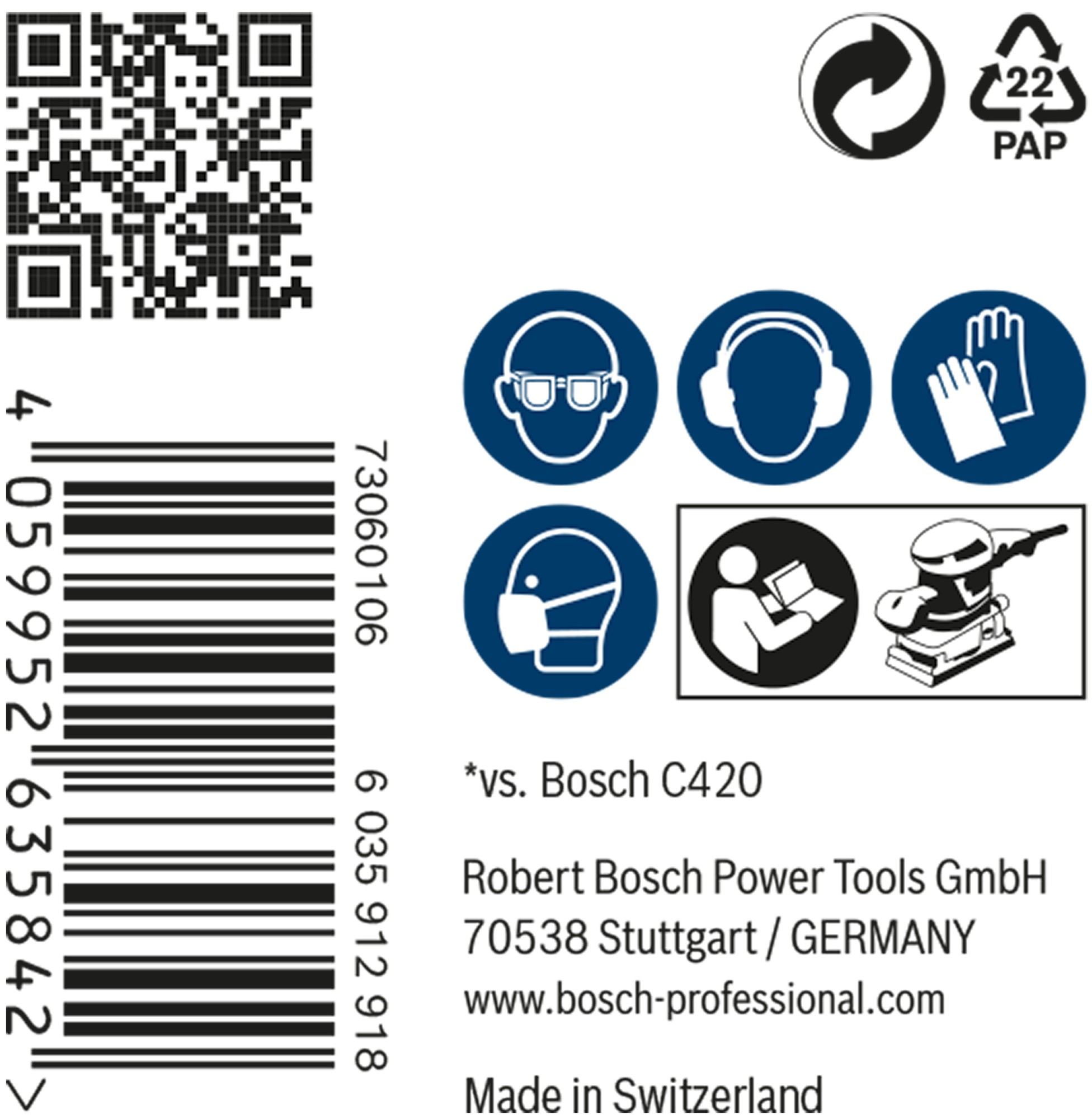 Malla de lija EXPERT M480 de 80 x 133 mm, G 240, 50 unidades