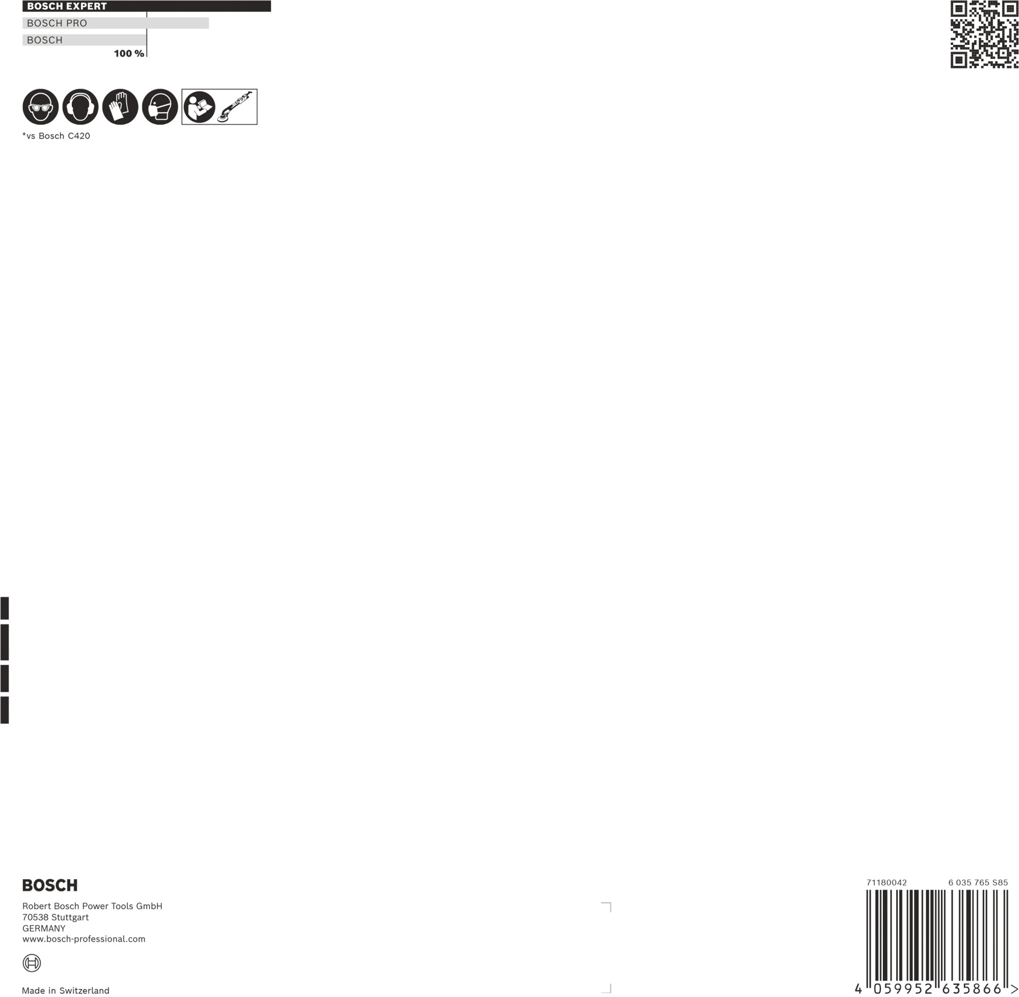 Malla de lija EXPERT M480 de 225 mm, G 80, 5 unidades