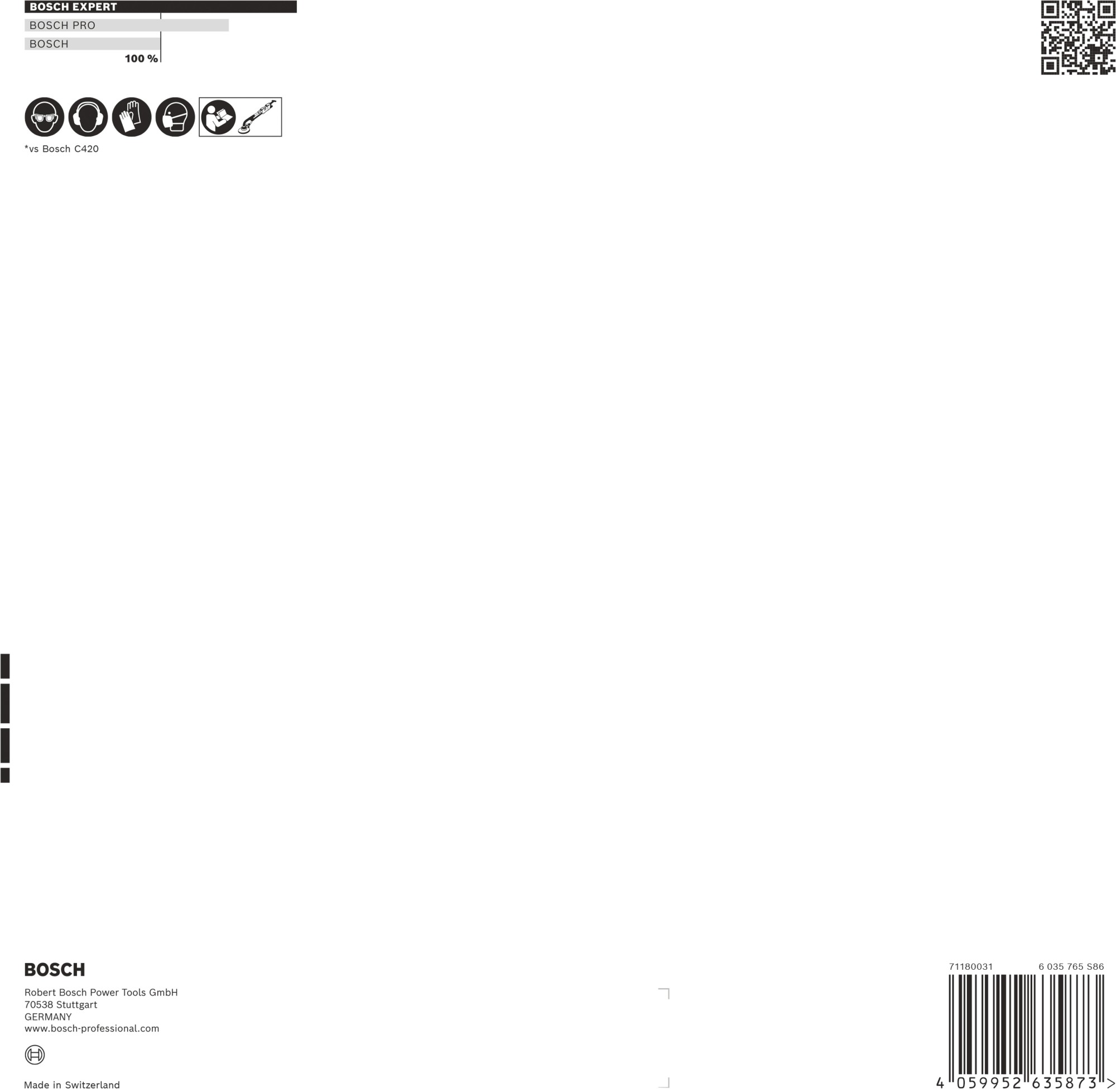 Malla de lija EXPERT M480 de 225 mm, G 120, 5 unidades