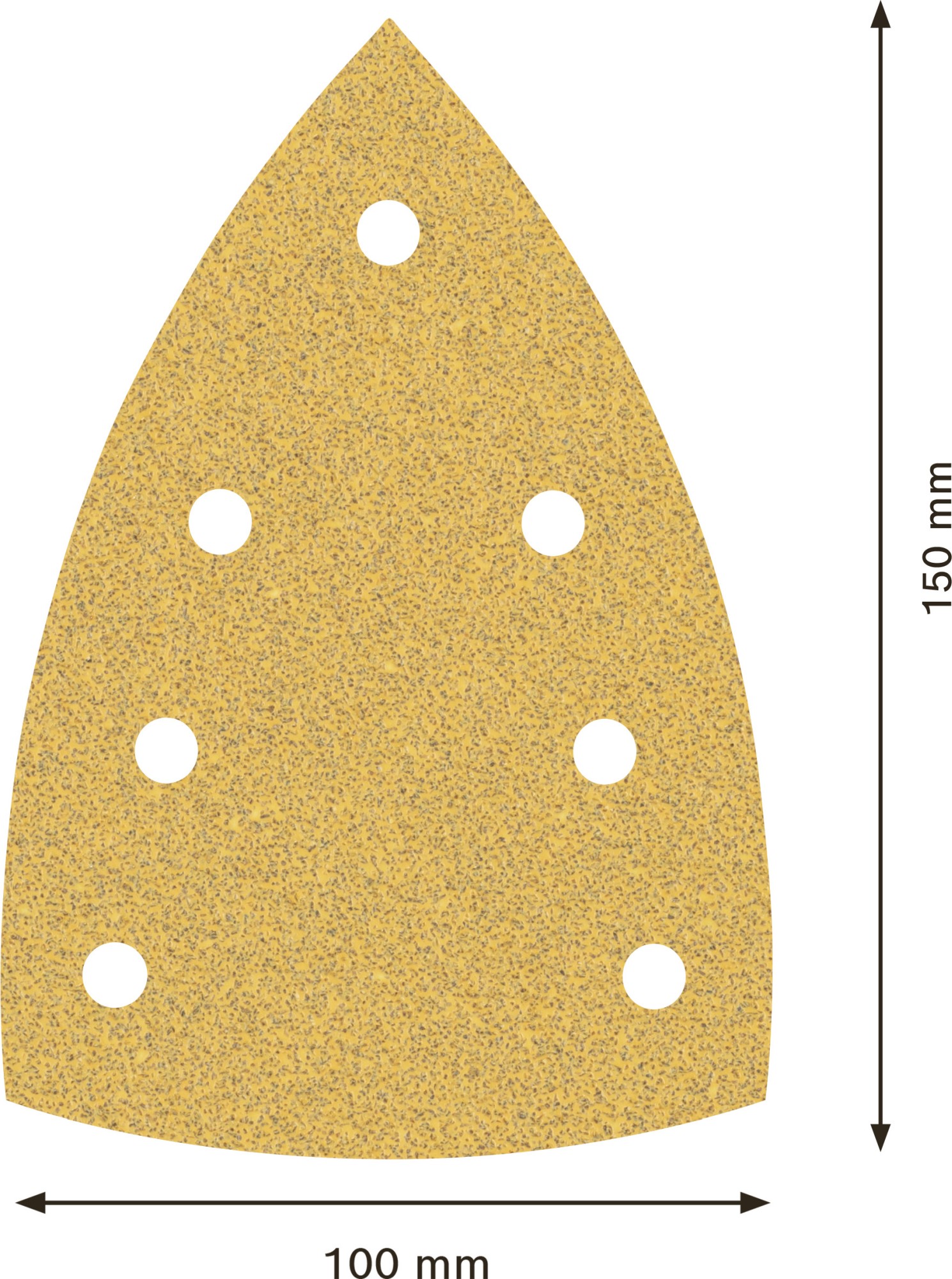 Hoja de lija EXPERT C470 de 100 x 150 mm, G 60, 50 unidades