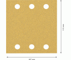 Hoja de lija EXPERT C470 de 115 x 107 mm, G 60, 50 unidades