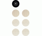 Set de mallas de lija EXPERT M480 de 225 mm, G 80/120/180/protector de plato, 7 unidades