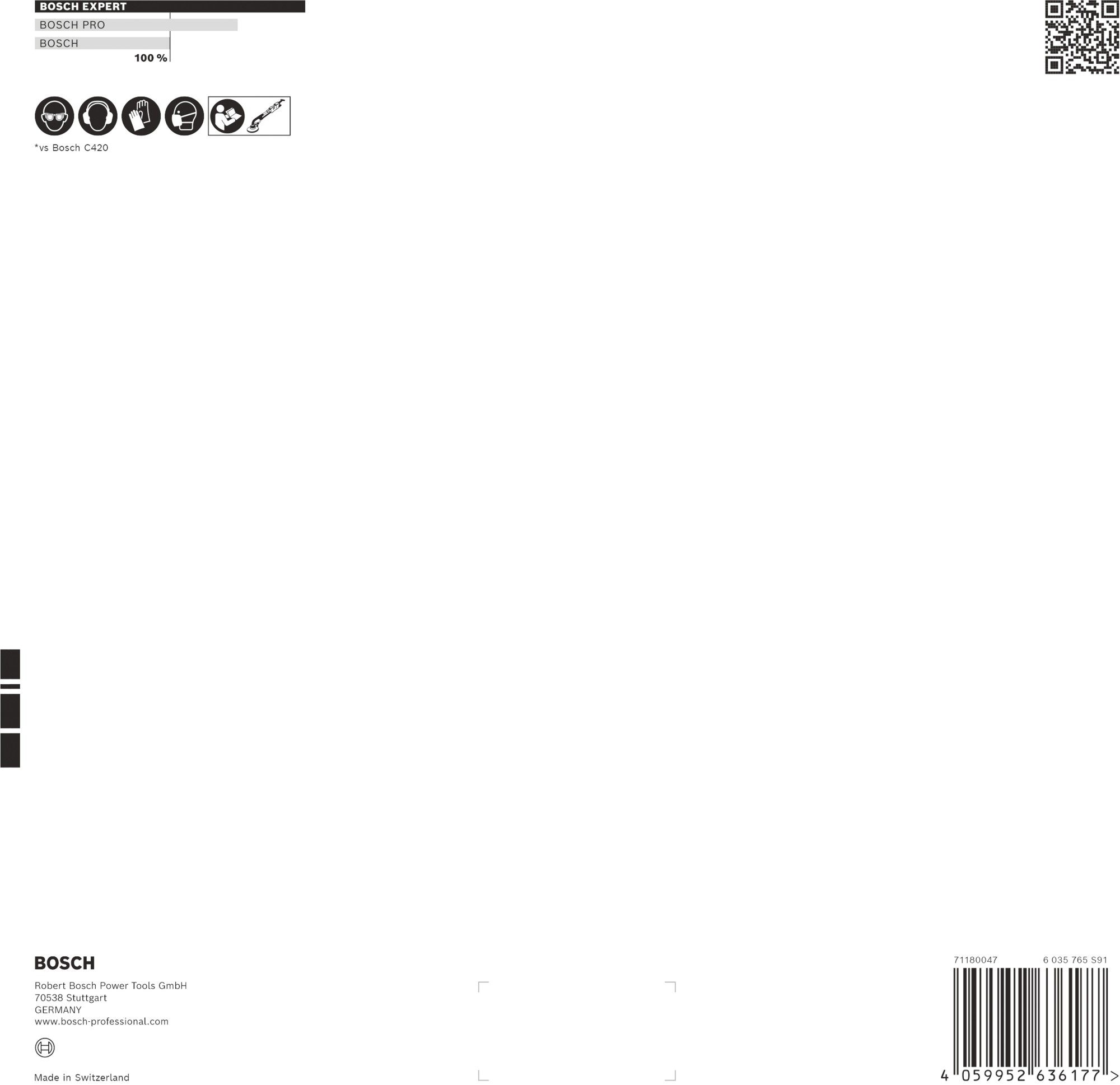 Set de mallas de lija EXPERT M480 de 225 mm, G 80/120/180/protector de plato, 7 unidades