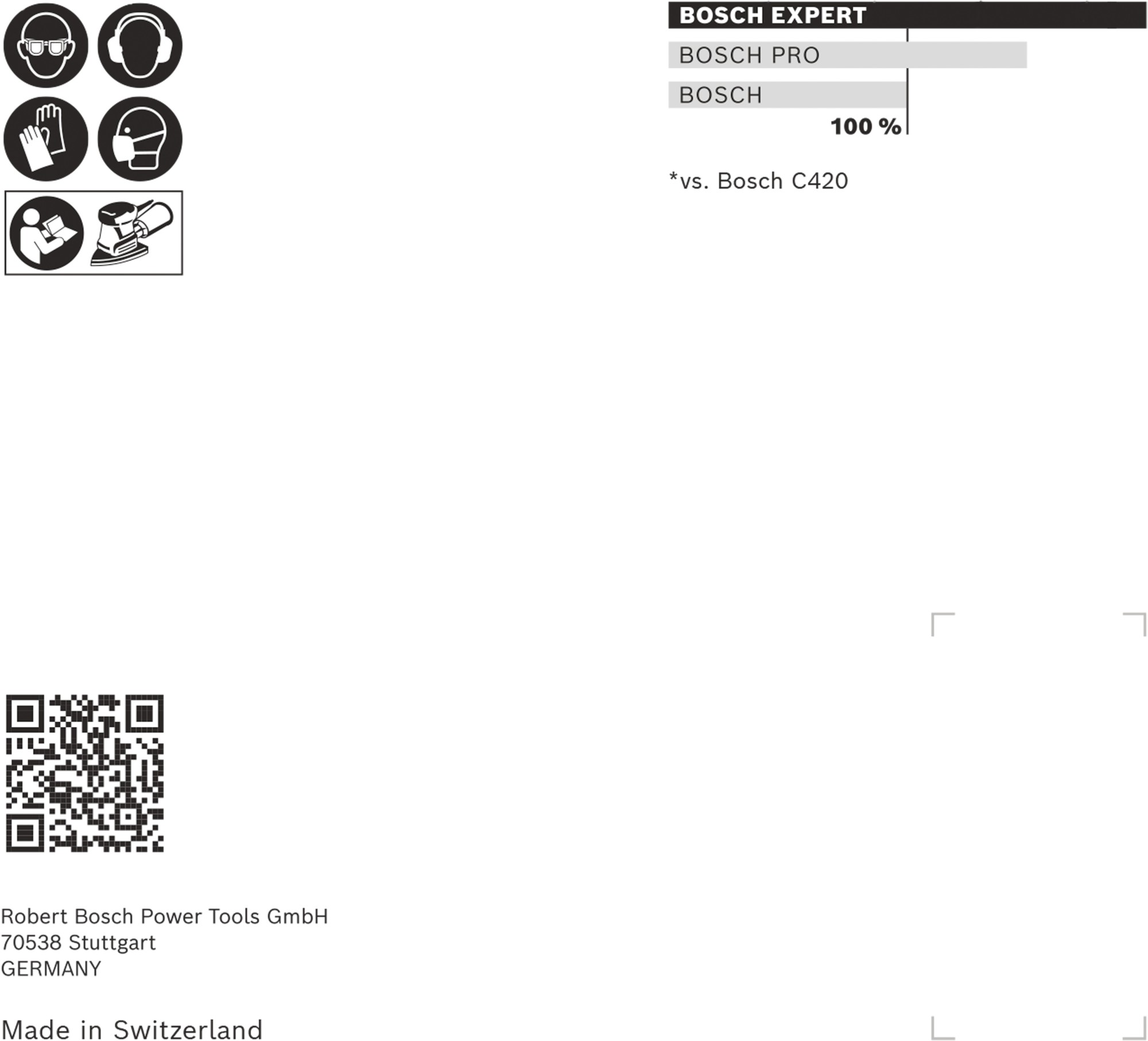 Hoja de lija EXPERT C470 de 102 x 62/93 mm, G 40, 50 unidades