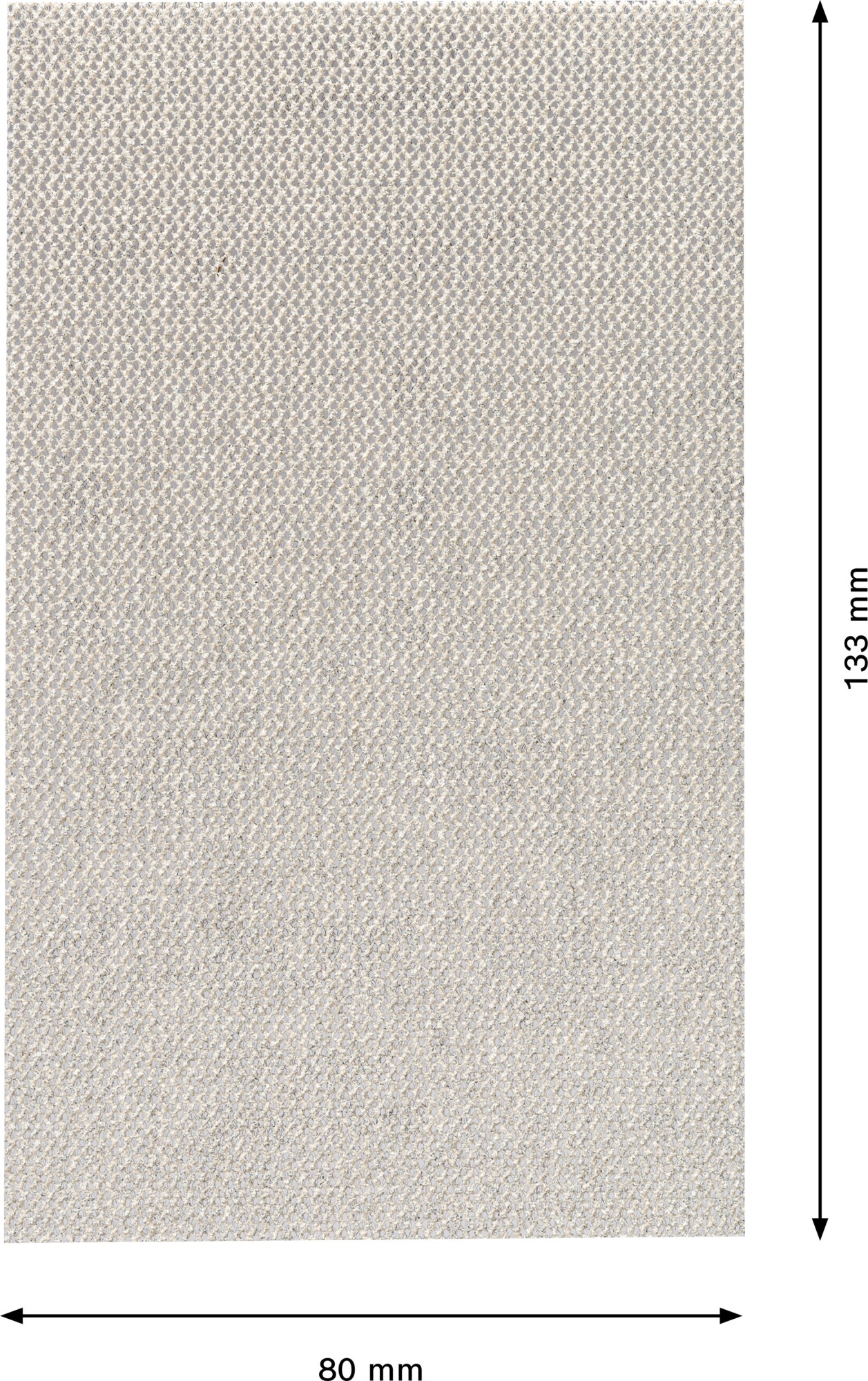 Malla de lija EXPERT M480 de 115 x 107 mm, G 80, 10 uds.