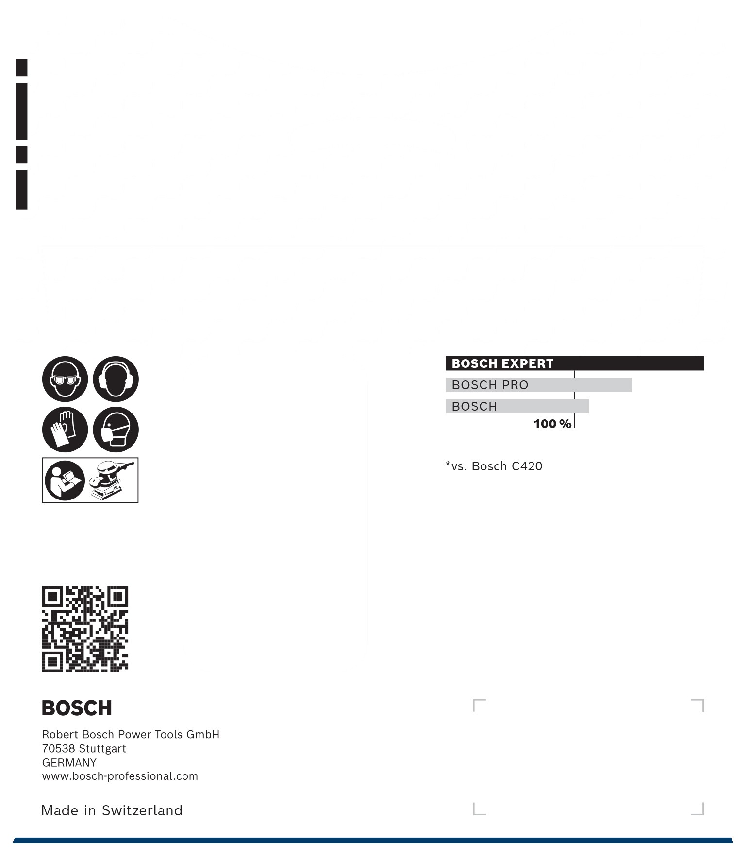 Malla de lija EXPERT M480 de 115 x 107 mm, G 80, 10 uds.