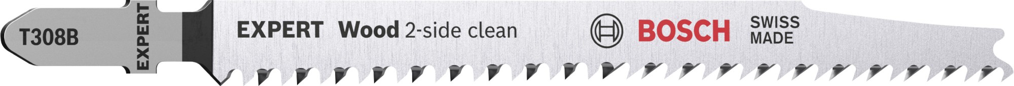 Hoja de sierra de calar EXPERT Wood 2-side clean T308B, 2 uds.