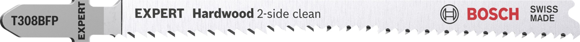 Hoja de sierra de calar EXPERT Hardwood 2-side clean T308BFP, 2 uds.