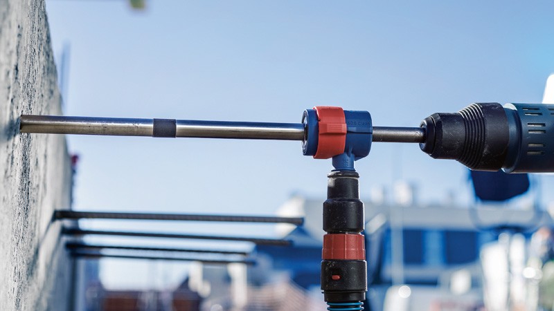 Set de brocas para martillo EXPERT SDS Clean plus-8X de 12 x 200 x 350