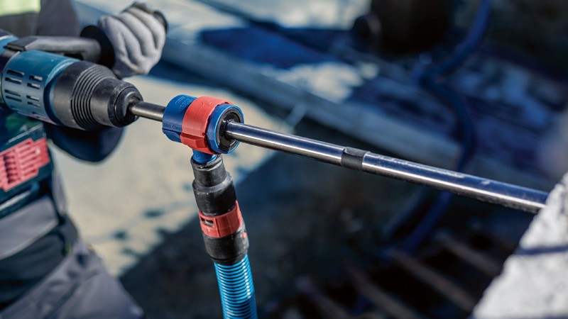 Broca para martillo EXPERT SDS Clean plus-8X de 16 x 400 x 550