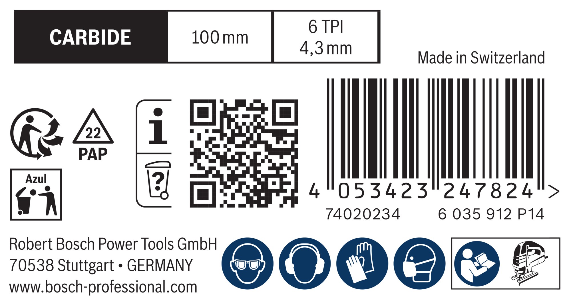 Hoja de sierra de calar EXPERT Fiber Plaster T141HM, 10 uds.