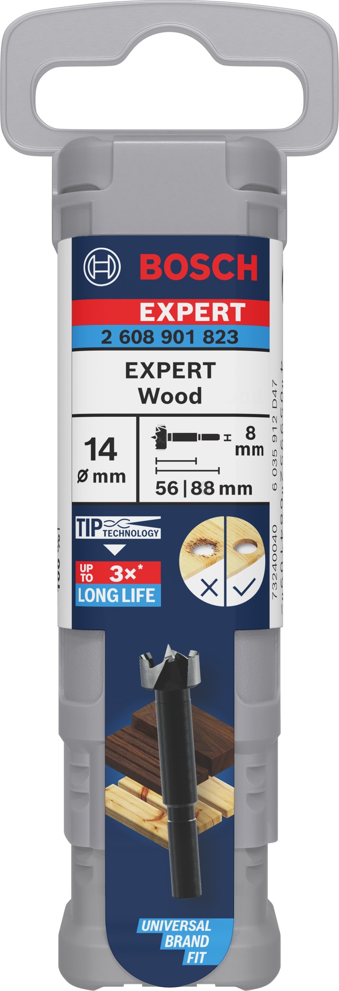 Broca Forstner EXPERT Wood, 14 mm