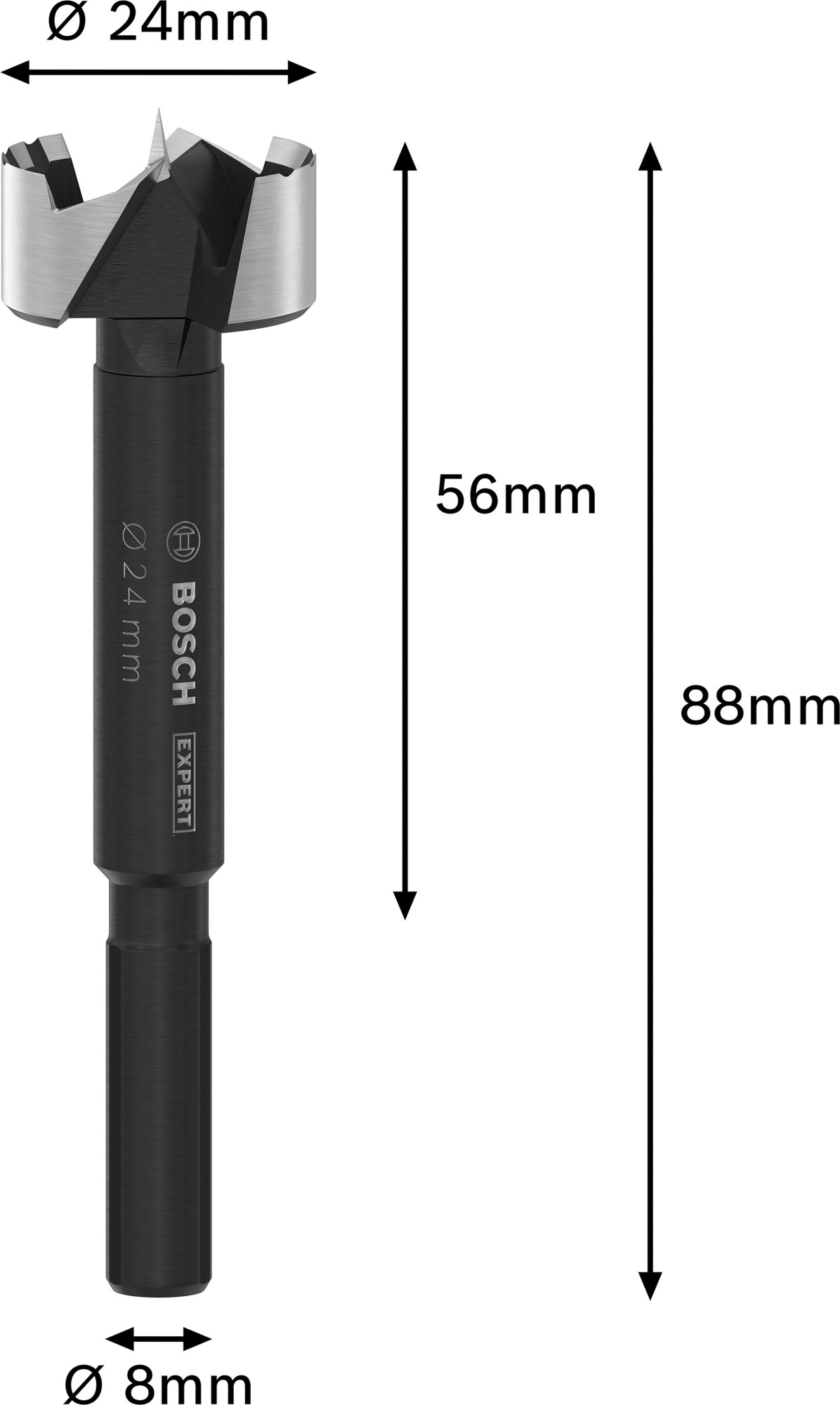Broca Forstner EXPERT Wood, 24 mm