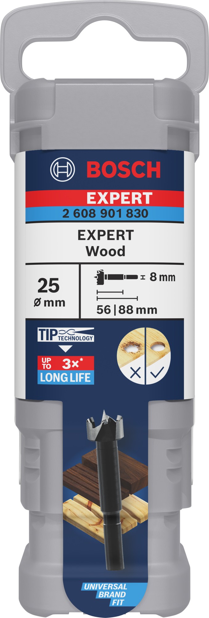 Broca Forstner EXPERT Wood, 25 mm