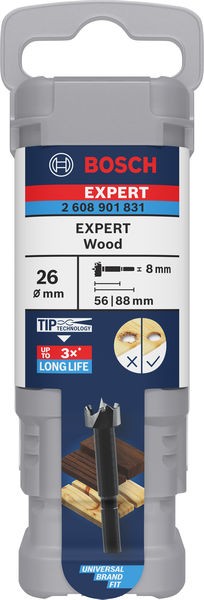 Broca Forstner EXPERT Wood, 26 mm
