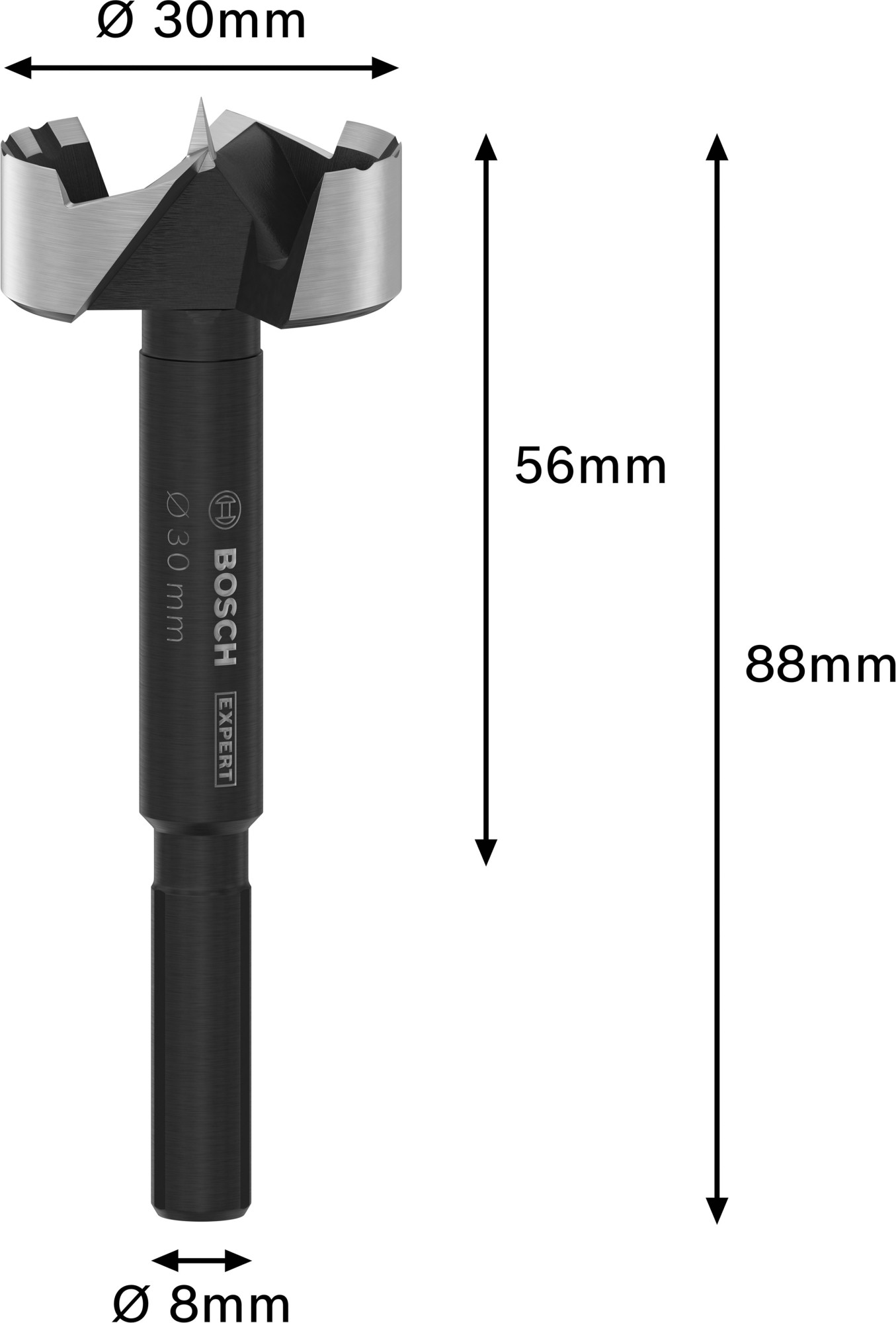 Broca Forstner EXPERT Wood, 30 mm