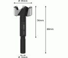 Broca Forstner EXPERT Wood, 35 mm