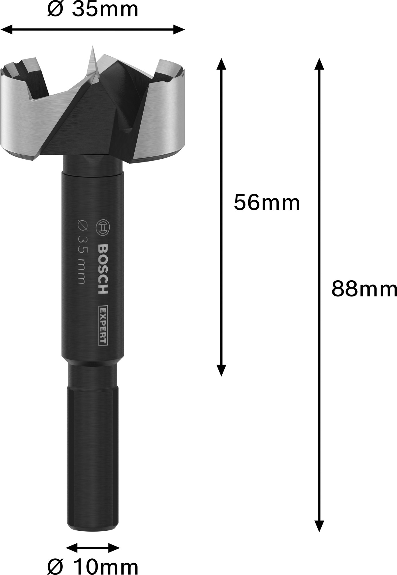 Broca Forstner EXPERT Wood, 35 mm