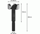 Broca Forstner EXPERT Wood, 36 mm