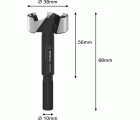 Broca Forstner EXPERT Wood, 38 mm