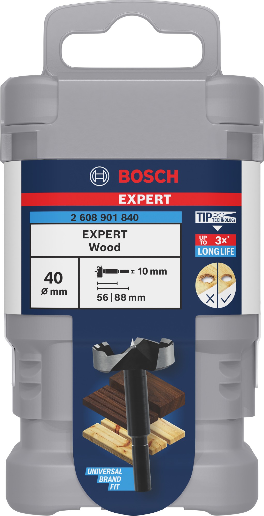 Broca Forstner EXPERT Wood, 40 mm