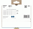 Set de brocas Forstner EXPERT Wood, 5 unidades