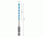 Broca EXPERT HEX-9 Multi Construction, 3,5x45x90