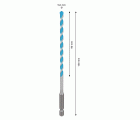 Broca EXPERT HEX-9 Multi Construction, 5x90x150