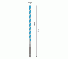 Broca EXPERT HEX-9 Multi Construction, 6,5x90x150