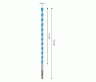 Broca EXPERT HEX-9 Multi Construction, 8x200x250