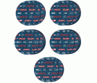 Set de 55 discos de lija para láminas EXPERT O780, 150 mm