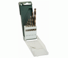 Set de 6 piezas de brocas para metal HSS-Co, DIN 338