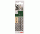 Broca para metal HSS-TiN, DIN 338D = 2,5 mm; L = 57 mm