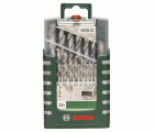 Set de 19 brocas para metal HSS-G, DIN 3381,0; 1,5; 2,0; 2,5; 3,0; 3,5; 4,0; 4,5; 5,0; 5,5; 6,0; 6,5; 7,0; 7,5; 8,0; 8,5; 9,0; 9,5; 10,0 mm