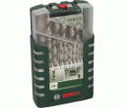 Set de 19 brocas para metal HSS-Co, DIN 3381,0; 1,5; 2,0; 2,5; 3,0; 3,5; 4,0; 4,5; 5,0; 5,5; 6,0; 6,5; 7,0; 7,5; 8,0; 8,5; 9,0; 9,5; 10,0 mm