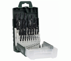 Set de 19 brocas para metal HSS-R, DIN 338