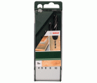 Set de 5 brocas helicoidales para madera4,0; 5,0; 6,0; 8,0; 10,0 mm