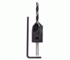 Broca en espiral para madera con avellanador