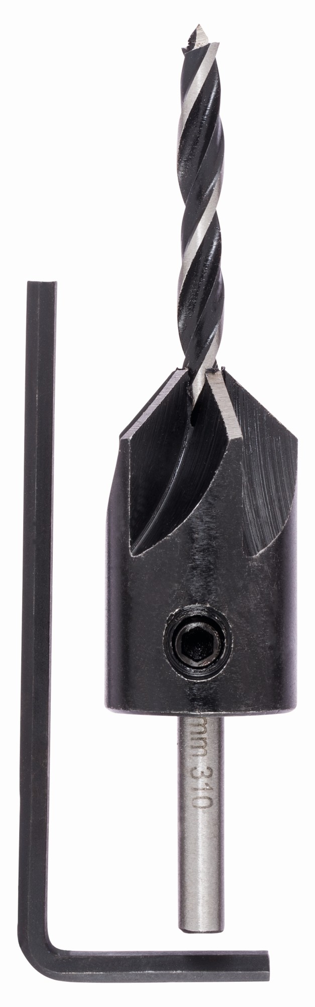 Broca en espiral para madera con avellanador