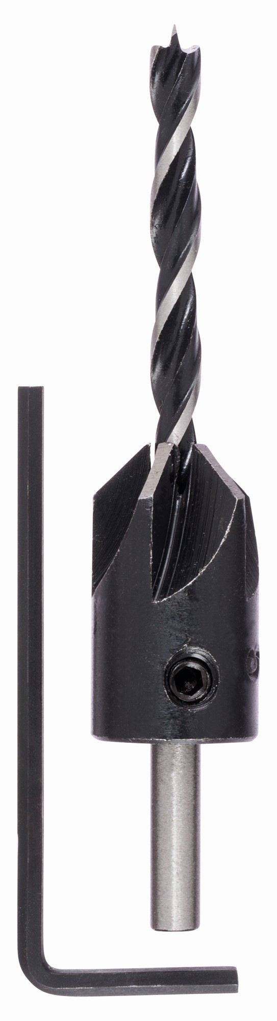 Broca en espiral para madera con avellanador