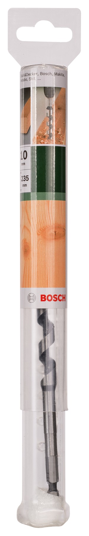 Broca salomónica para madera, hexagonalD = 10,0 mm; L = 235 mm