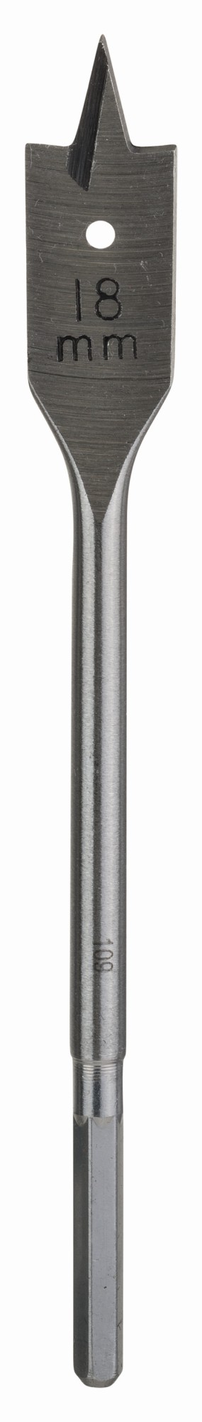 Broca fresadora plana, hexagonal