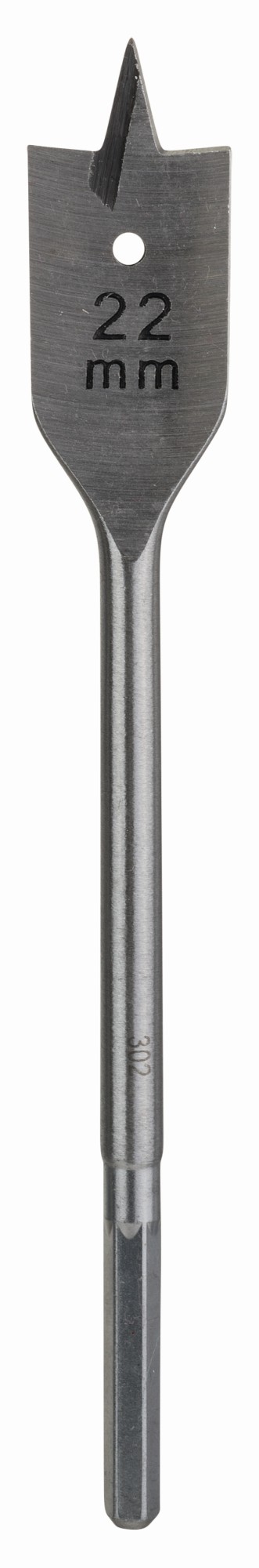 Broca fresadora plana, hexagonal