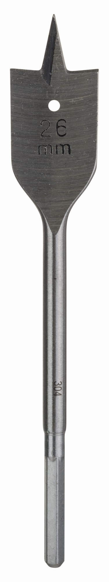 Broca fresadora plana, hexagonal