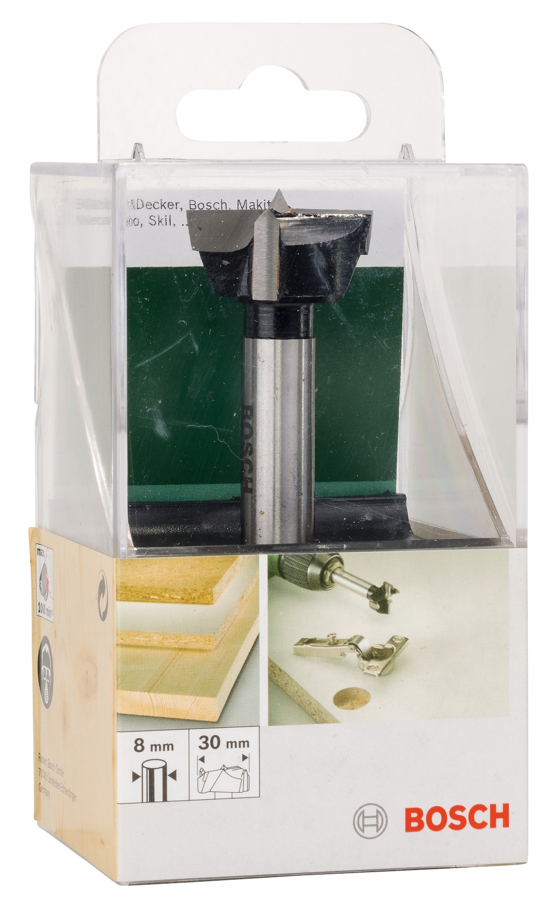 Broca artesanal de HM (metal duro), DIN 7483 GD = 30,0 mm; L = 90 mm