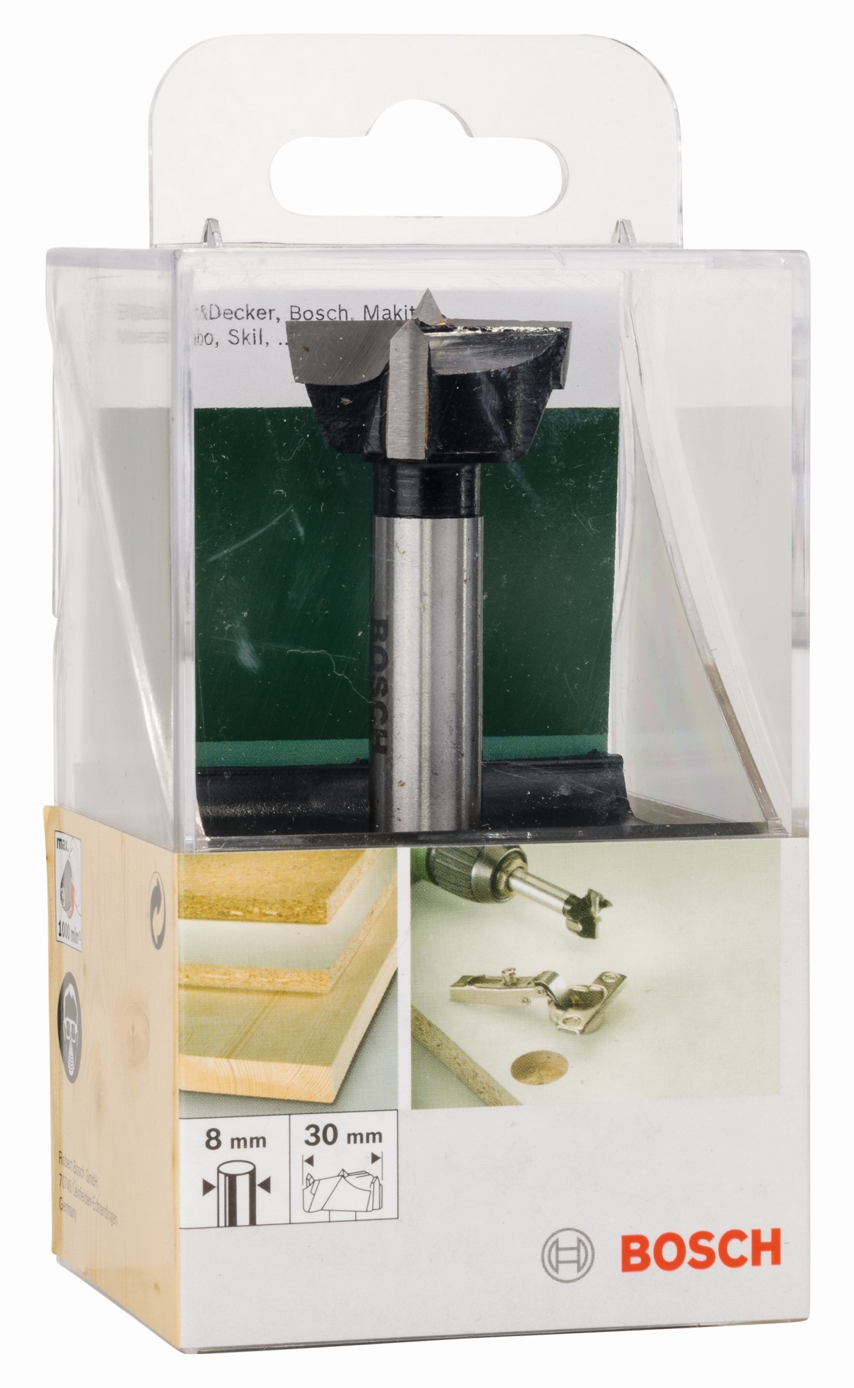 Broca artesanal de HM (metal duro), DIN 7483 GD = 30,0 mm; L = 90 mm